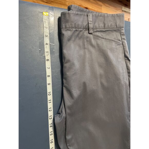 Lands End Womens Mid Rise Straight Leg Pants Gray Size 18 - Picture 4 of 11